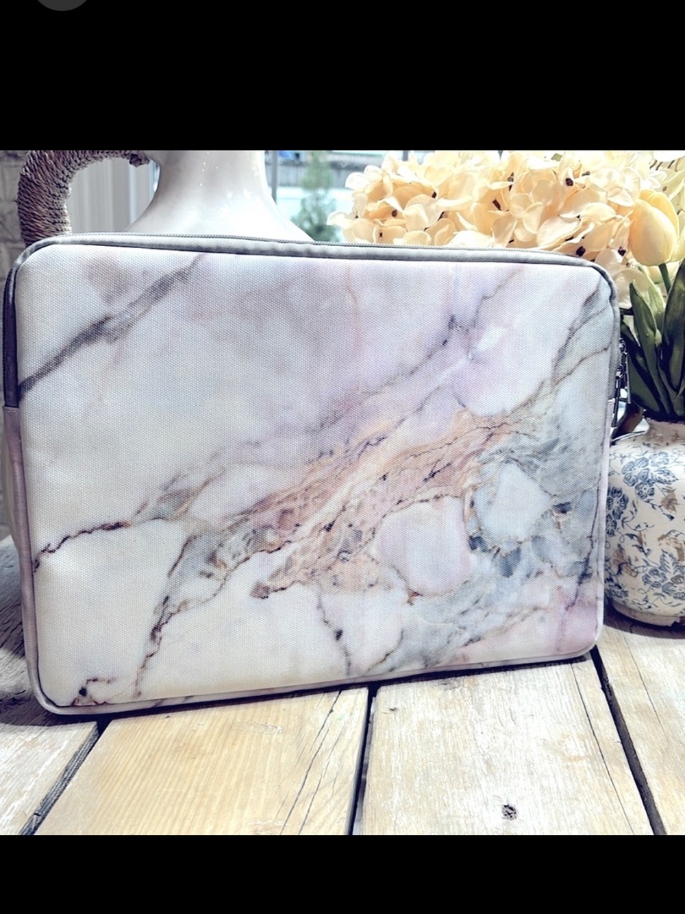 Soft Laptop Computer Case. MacBook | Chromebook 13.5”x10” Lavender Swirl.